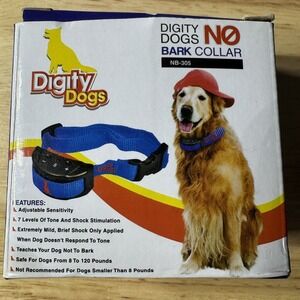 Dogs No Bark Collar for Medium to Large Dogs Batteries Included